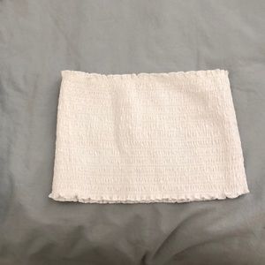 brandy melville smocked tube top